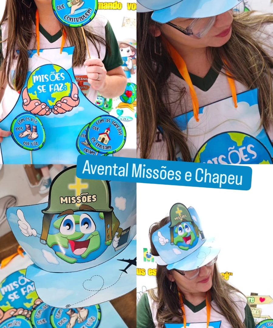 KIT AVENTAL MISSÕES