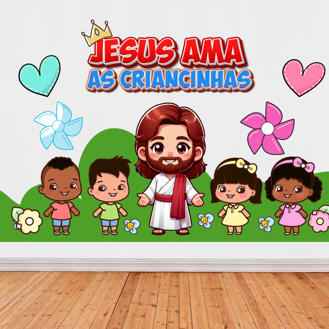 PAINEL JESUS AMA AS CRIANCINHAS