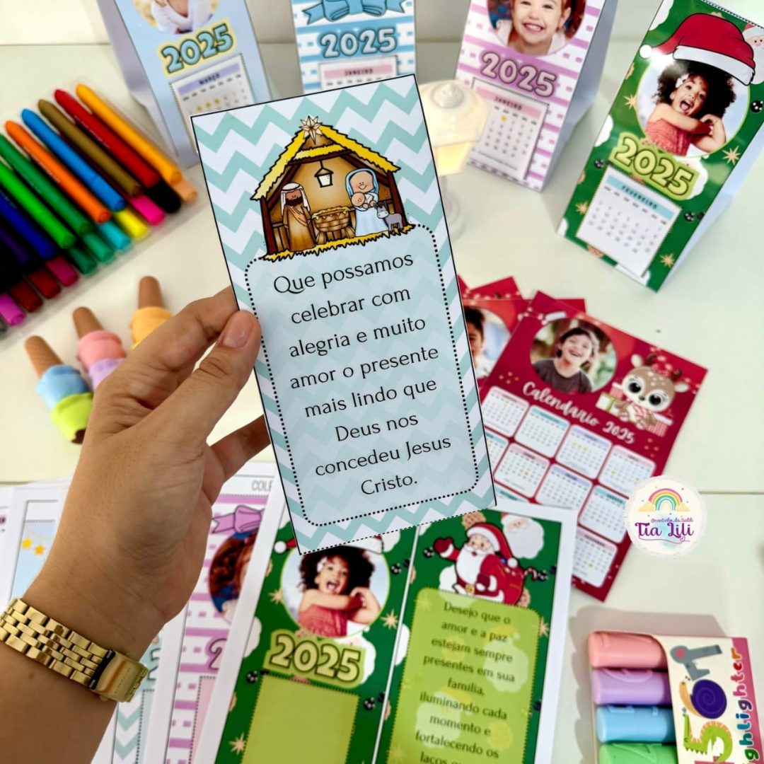 CALENDÁRIO DE MESA 2025