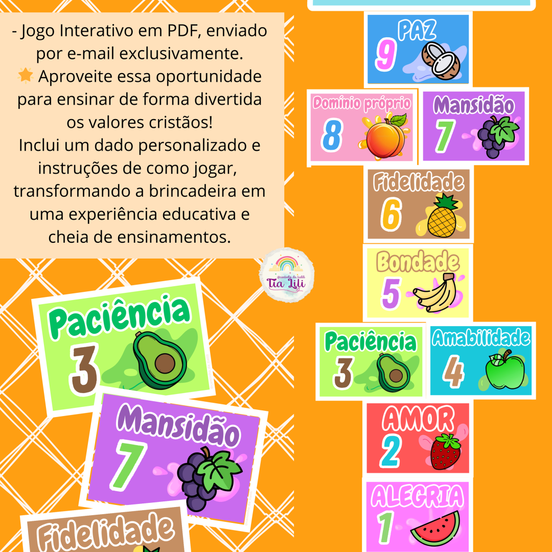 AMARELINHA - FRUTO DO ESPÍRITO