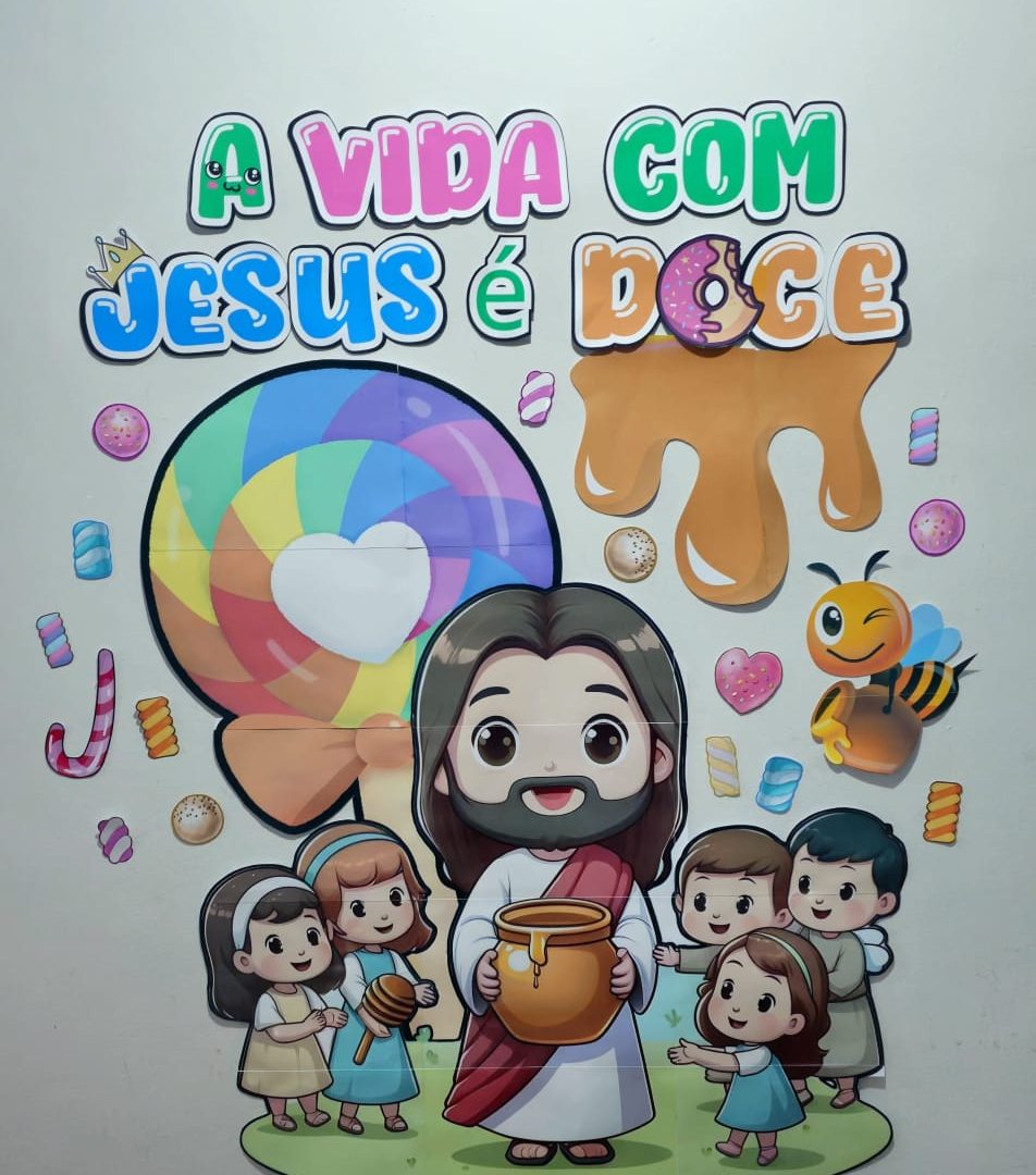 PAINEL A VIDA COM JESUS É DOCE