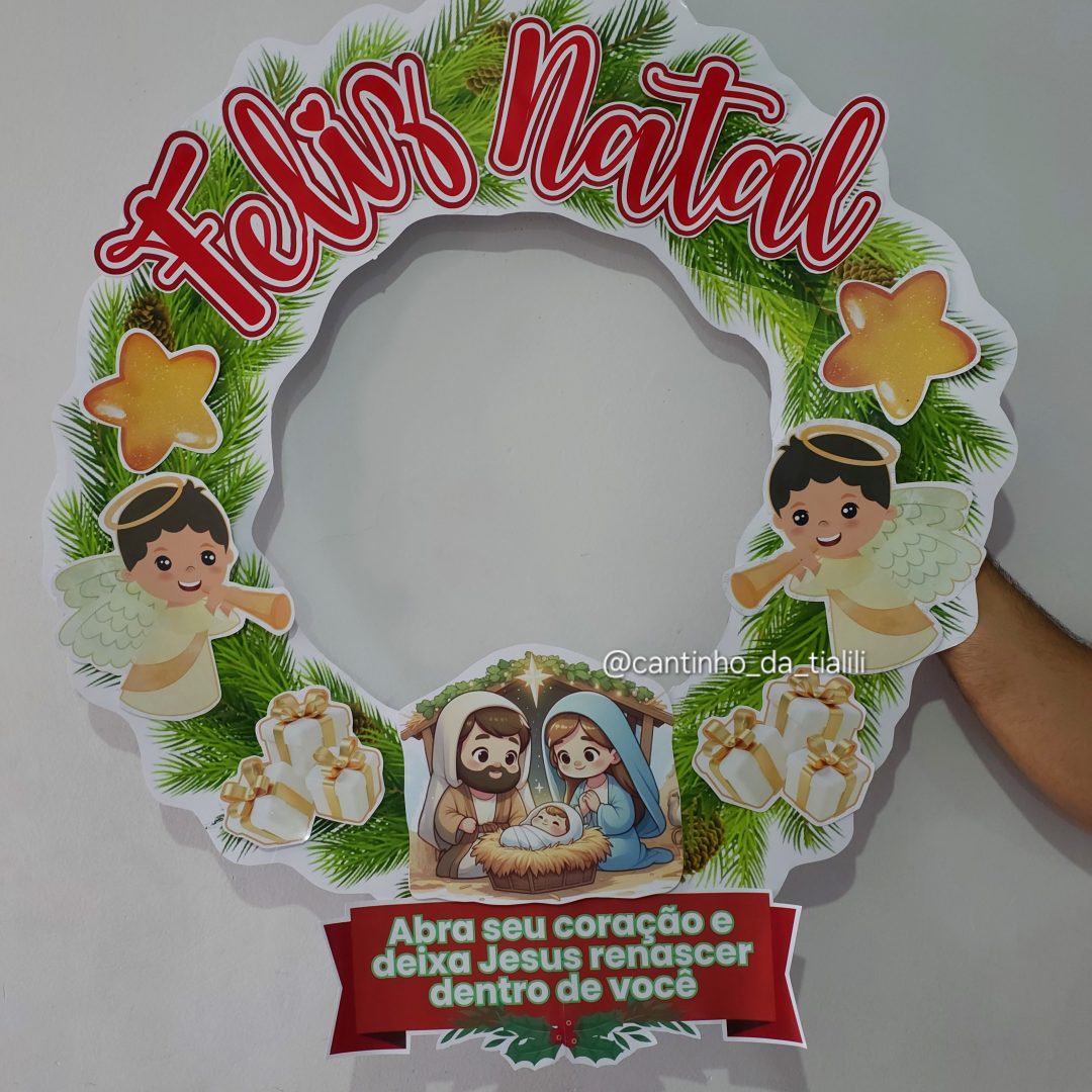 Bambolê Feliz Natal Cristão
