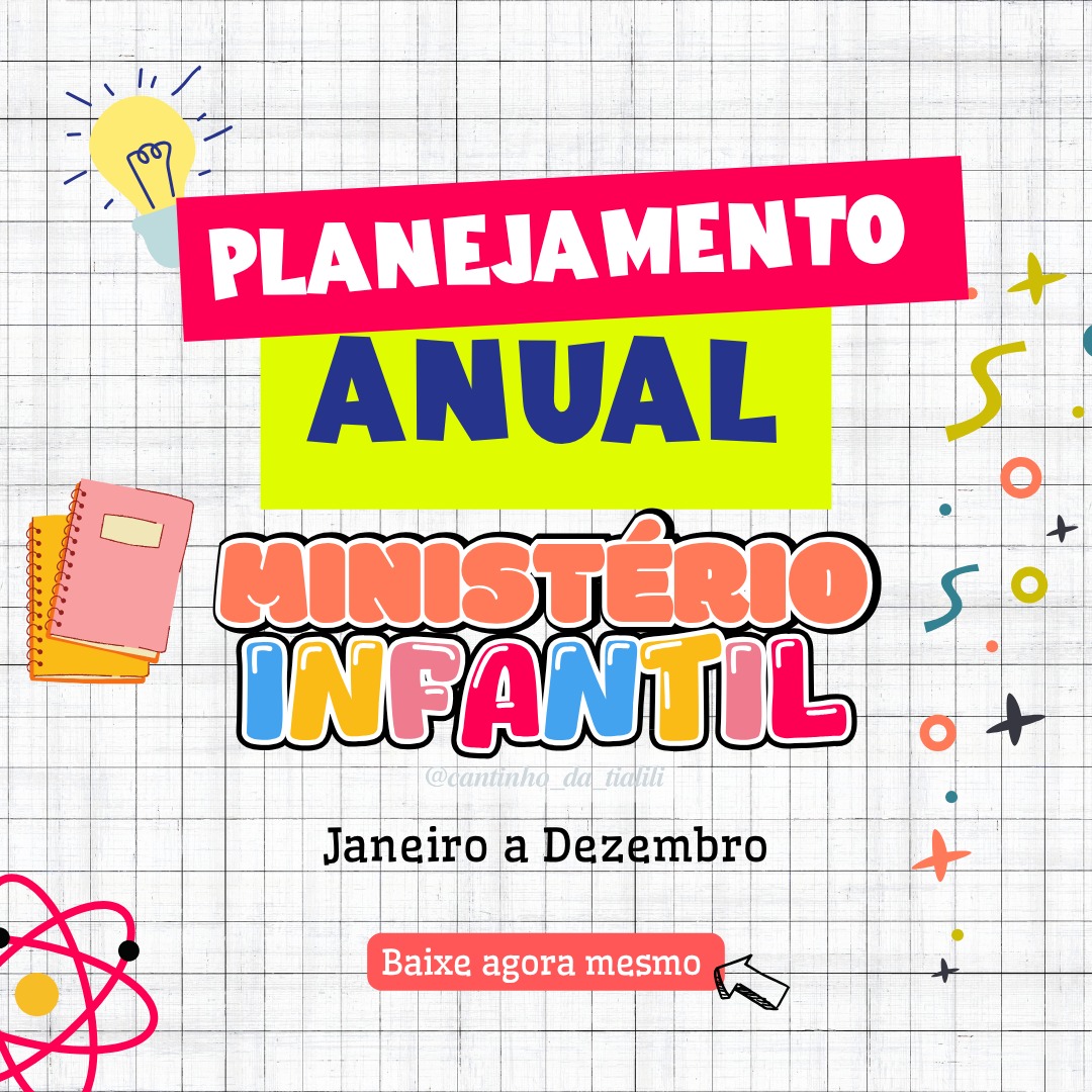 PLANEJAMENTO ANUAL KIDS MINISTERIO INFANTIL