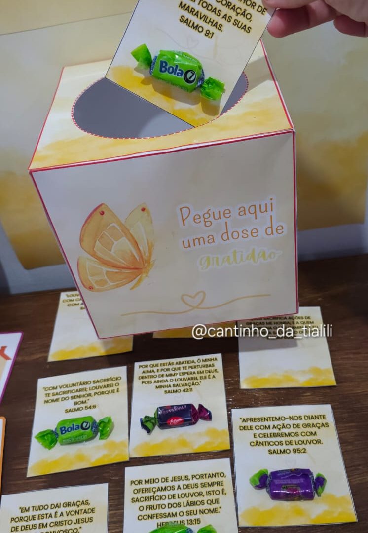 Painel "Caixa da Gratidão"