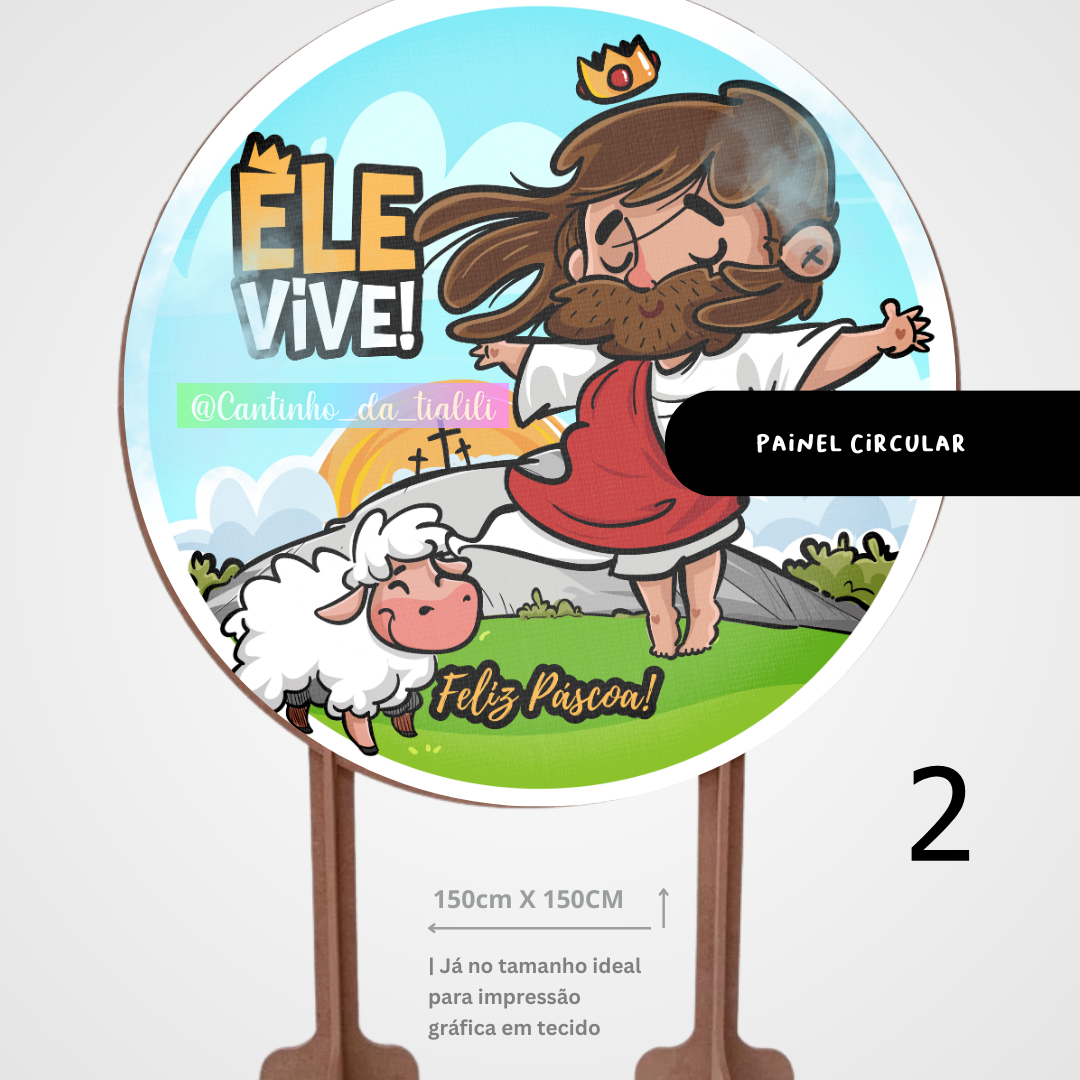 painel circular 02 ele vive
