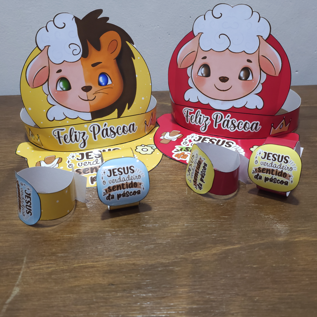 KIT CHAPÉU + PULSEIRA PÁSCOA CRISTÃ