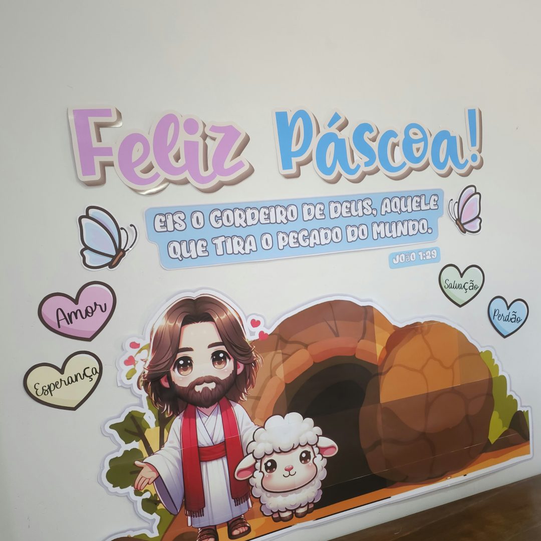 PAINEL PÁSCOA CRISTÃ – ENSINE O VERDADEIRO SIGNIFICADO!