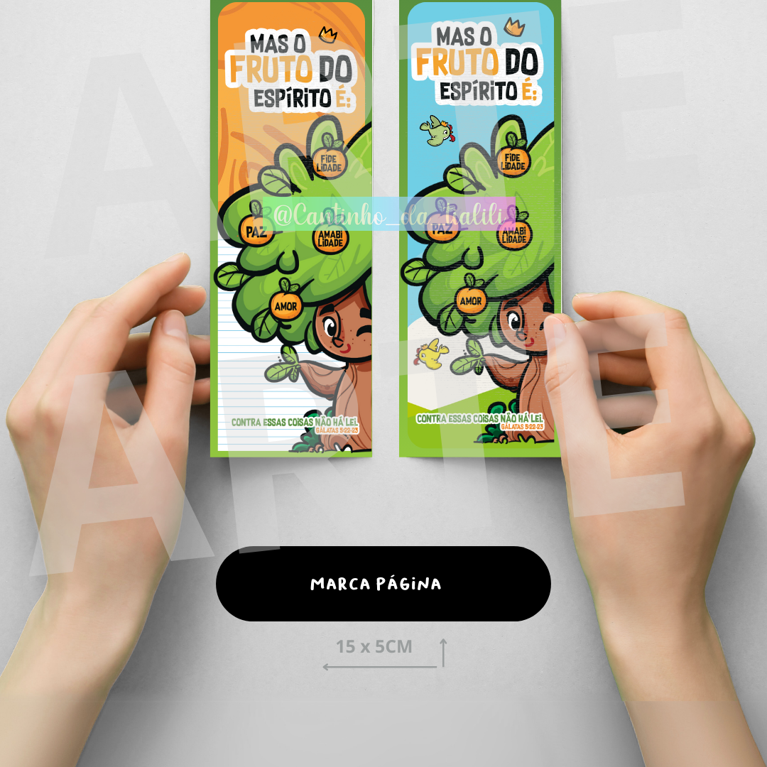 Lembrancinha Especial – Marca-Página Fruto do Espírito!