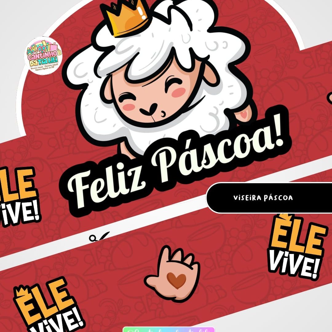 KIT VISEIRAS FELIZ PÁSCOA – ELE VIVE!