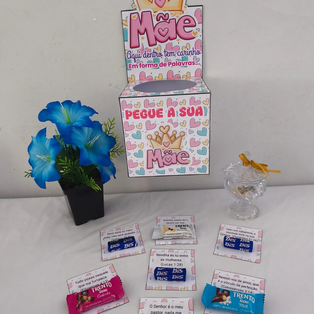 Caixa de Mensagens com Versículos – Especial Dia das Mães