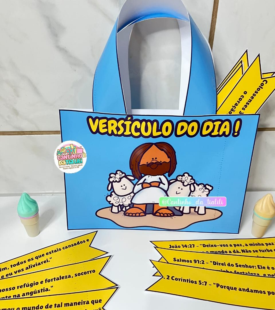 SACOLA DE VERSÍCULO DO DIA!