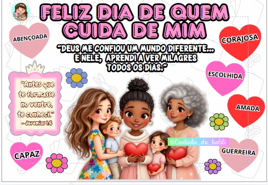 PAINEL FELIZ DIA DE QUEM CUIDA DE IM!