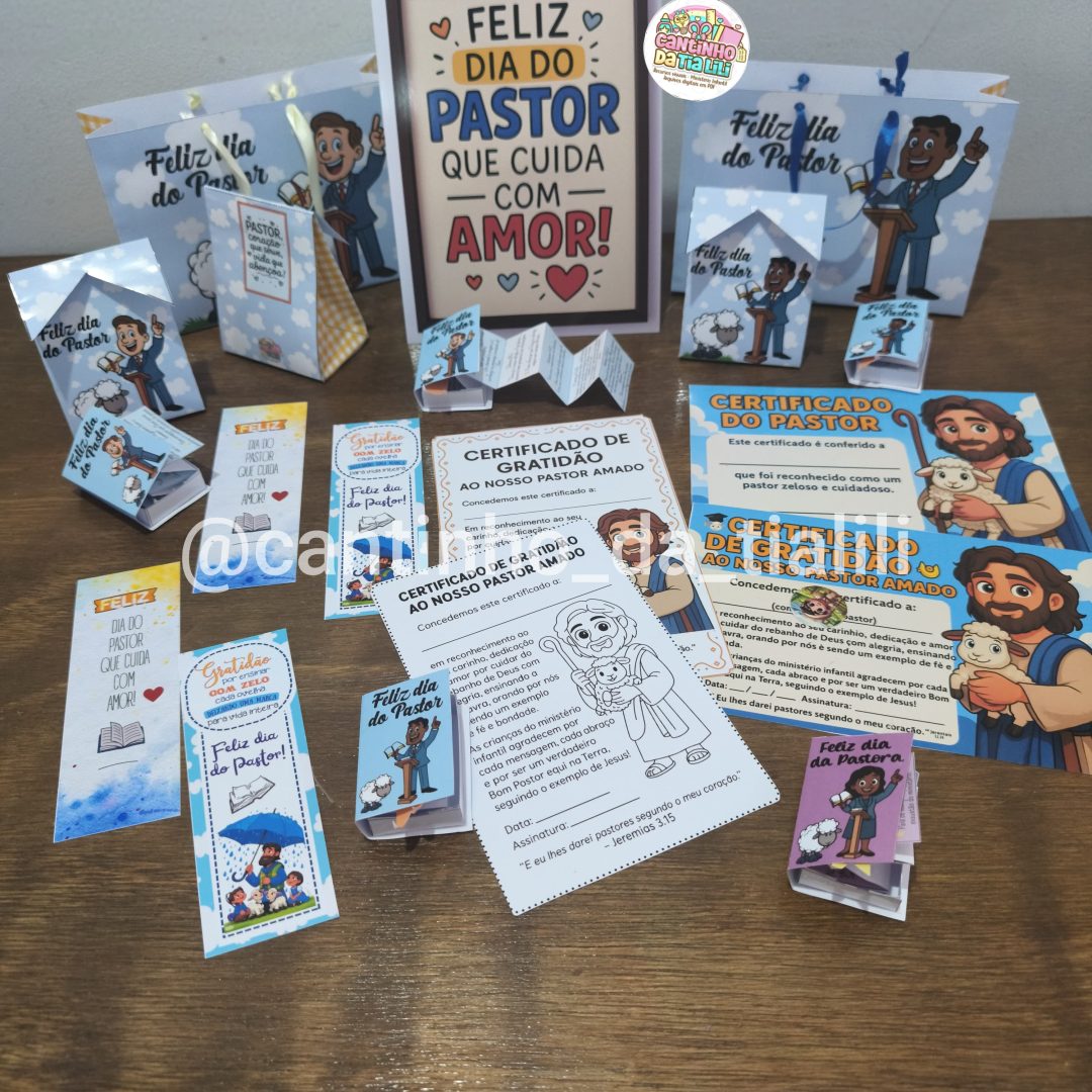 KIT LEMBRANCINHA - DIA DO PASTOR