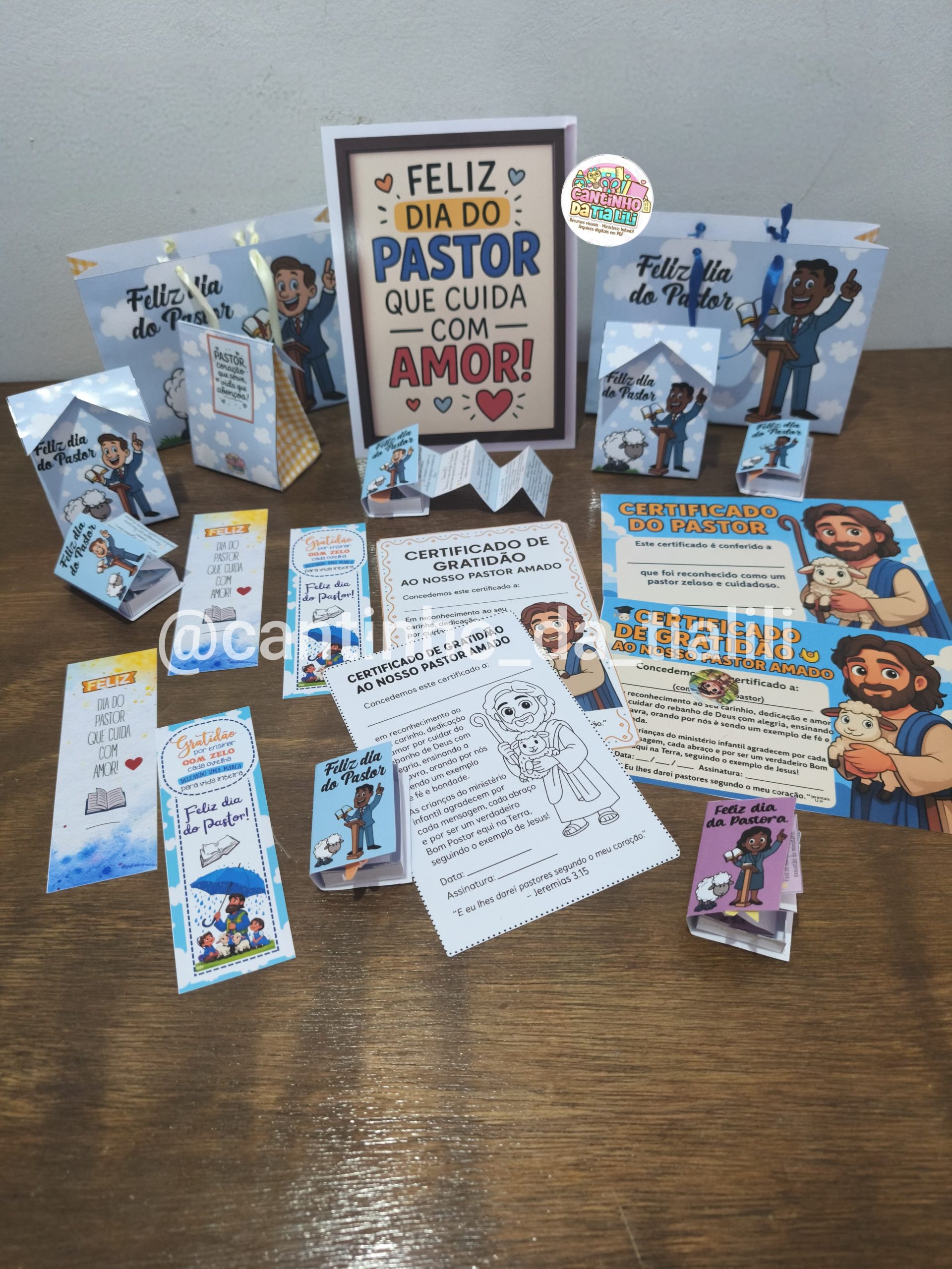 KIT LEMBRANCINHA – DIA DO PASTOR – Cantinho da Tia Lili – Recursos ...