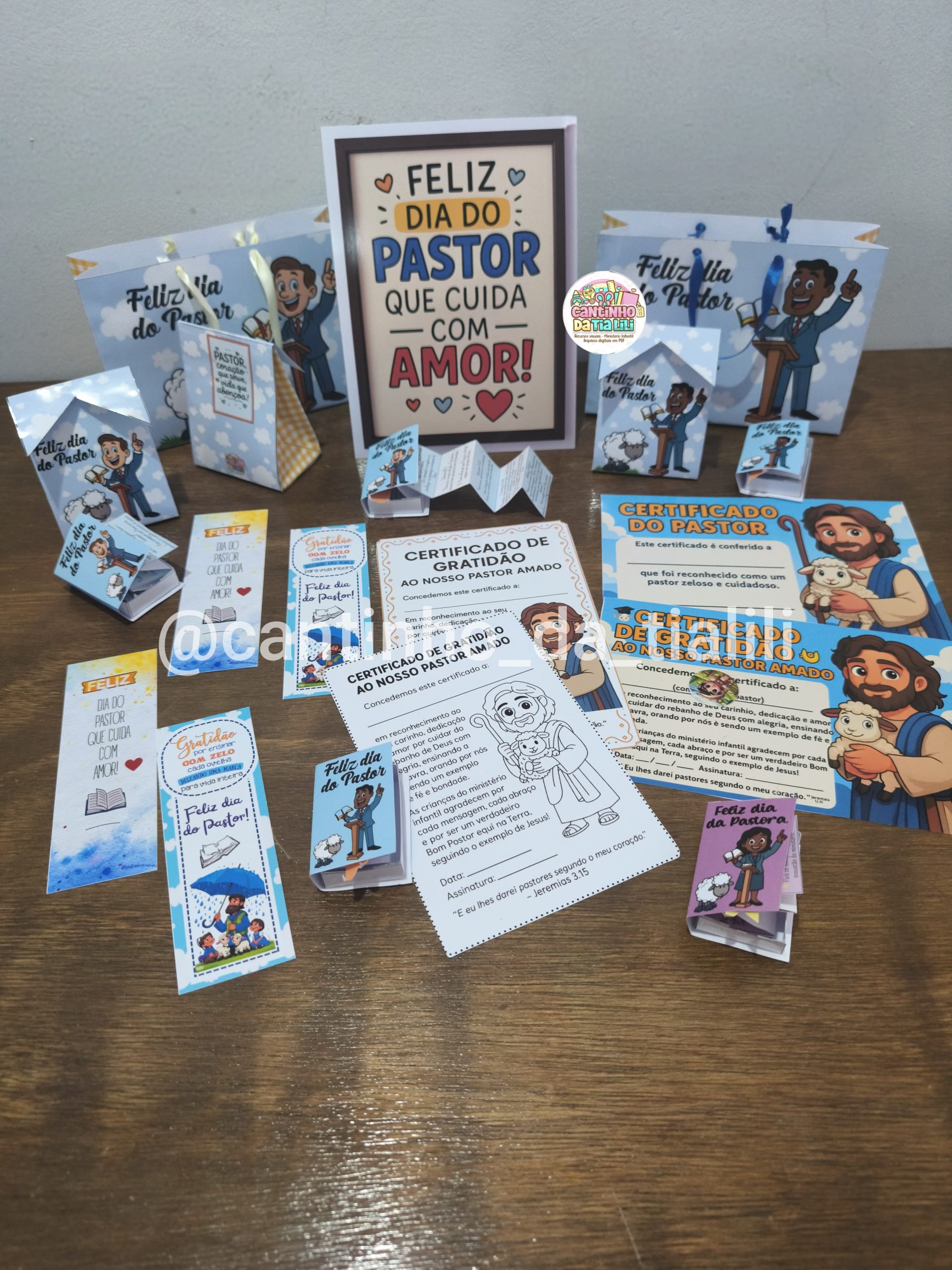 KIT LEMBRANCINHA – DIA DO PASTOR – Cantinho da Tia Lili – Recursos ...