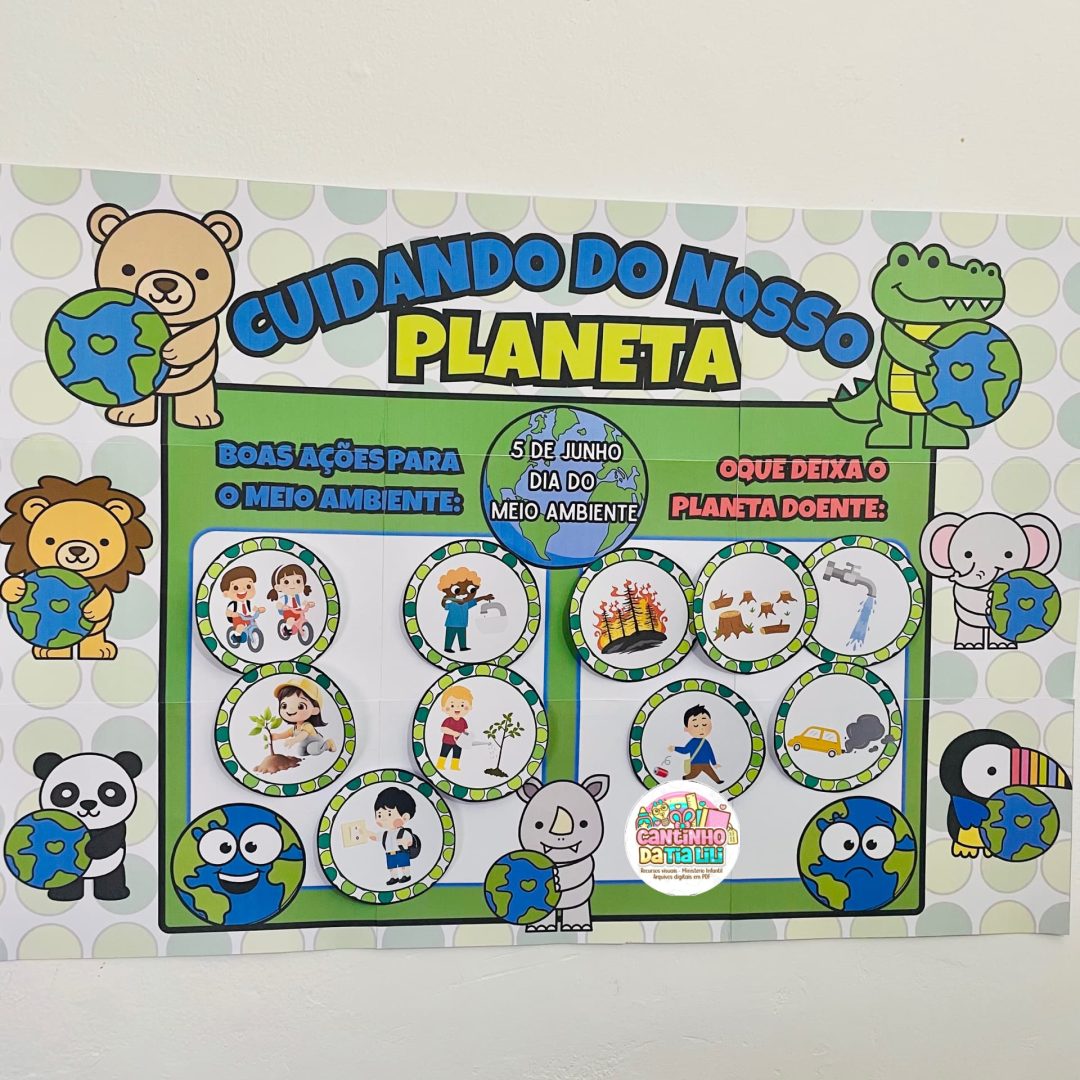 Kit Meio Ambiente – Aprender a cuidar do planeta começa na infância!
