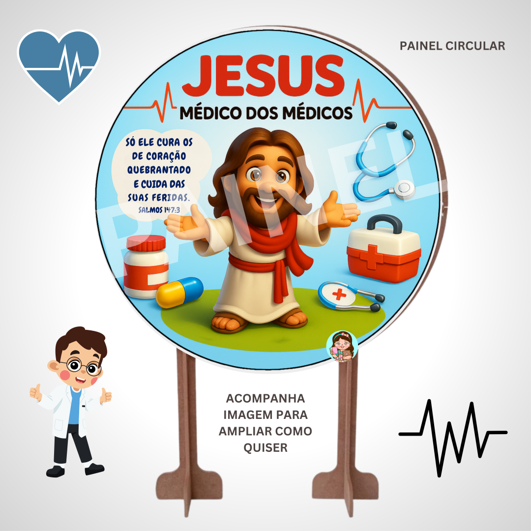 PAINEL CIRCULAR – JESUS, MÉDICO DOS MÉDICOS