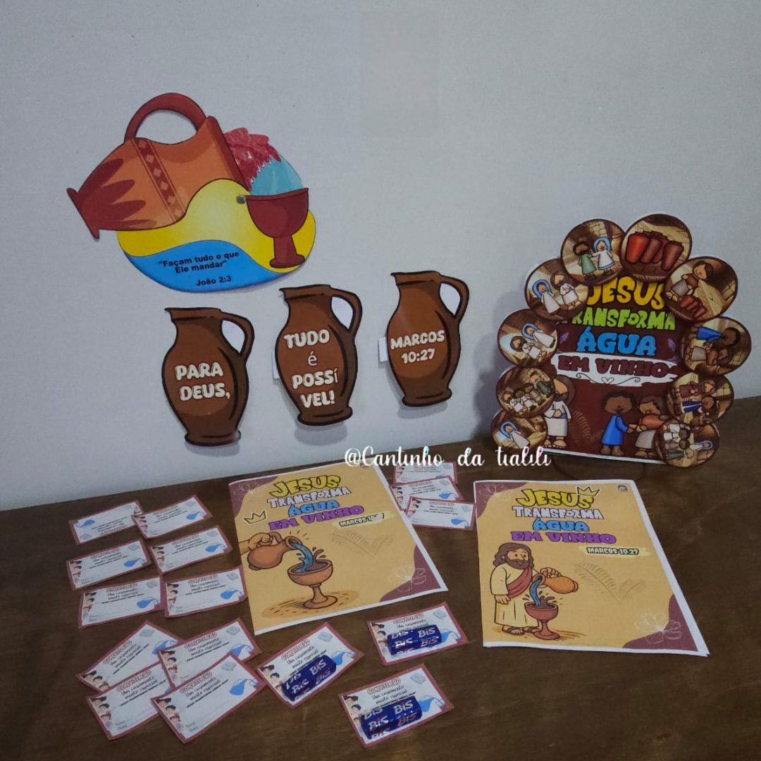 O PRIMEIRO MILAGRE DE JESUS - TRANSFORMA ÁGUA EM VINHO