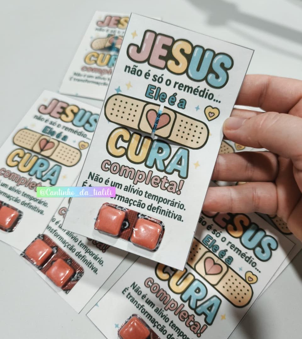 CARD INTERATIVO – JESUS É A CURA