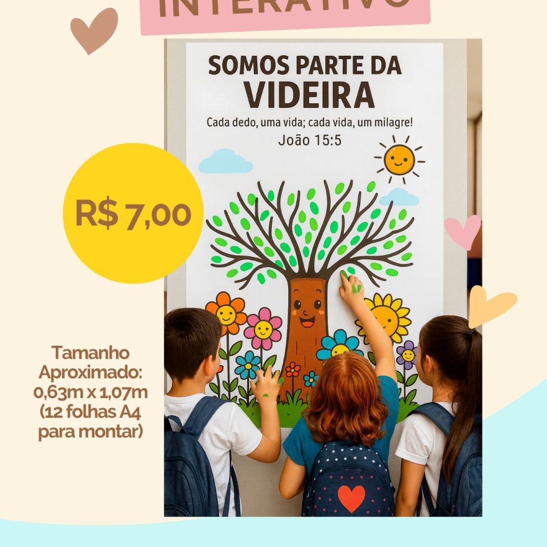 Quadro Interativo – Somos Parte da Videira