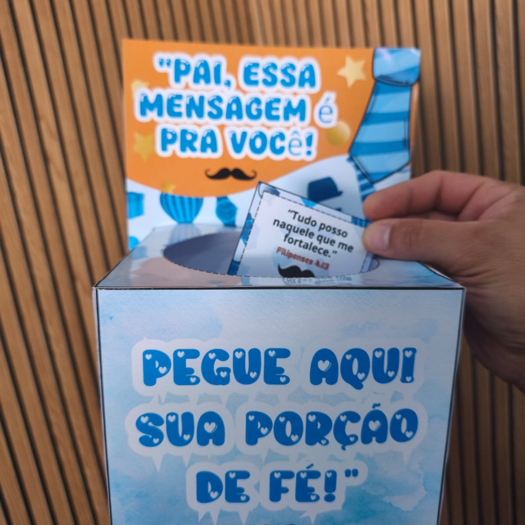 CAIXA MOTIVAÇÃO PARA DIA DOS PAIS