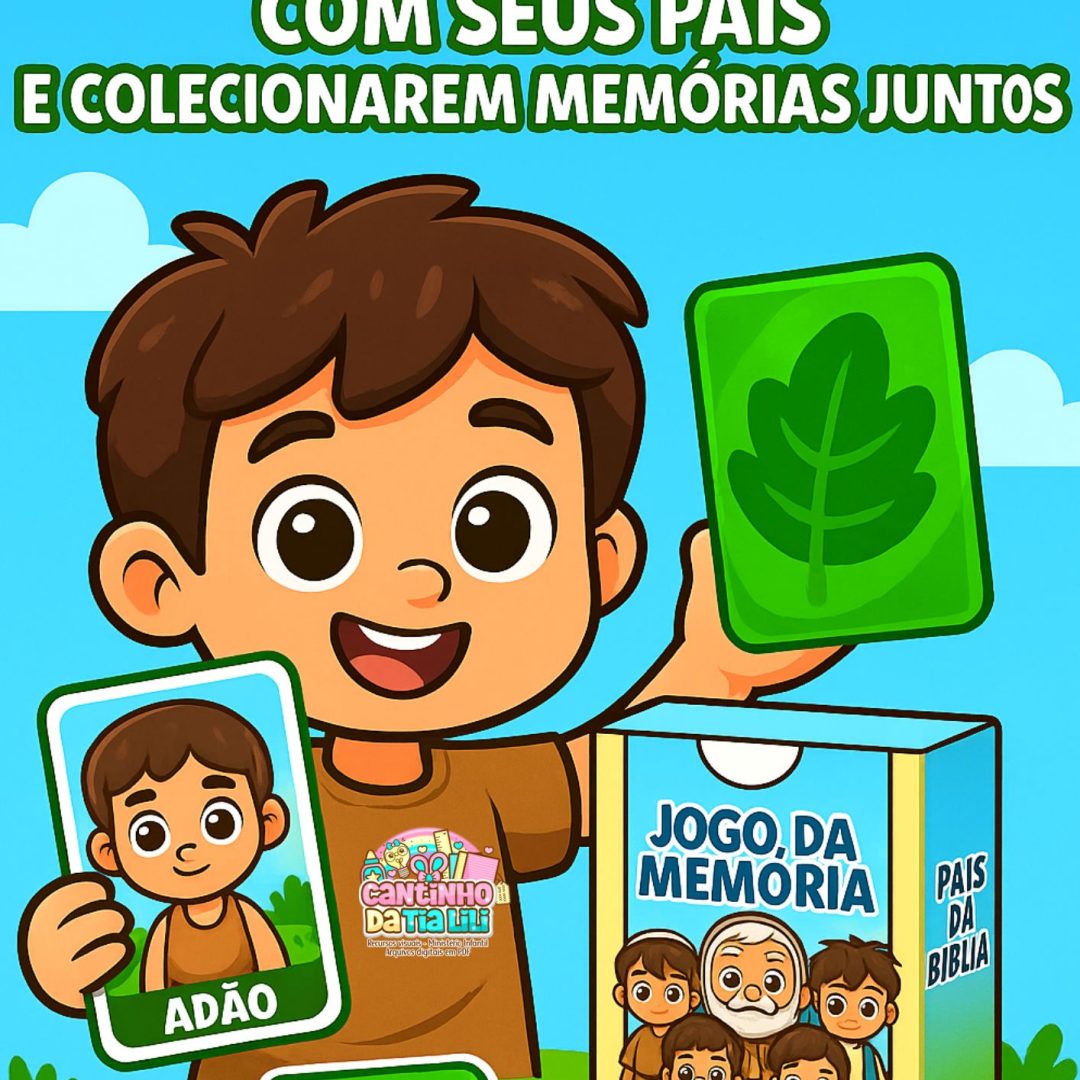 JOGO DA MEMÓRIA PAIS DA BÍBLIA
