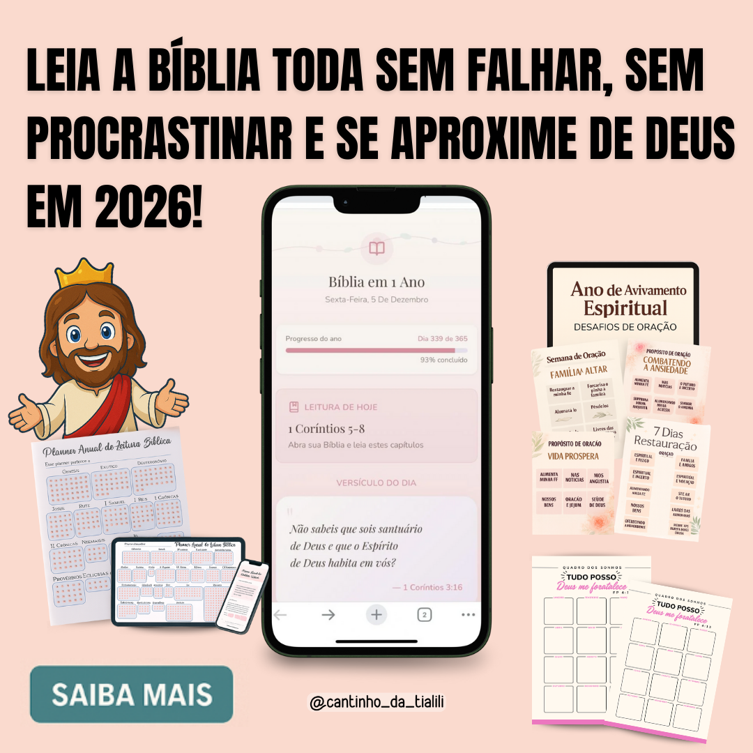 Bíblia em 1 Ano – Mapa Visual da Leitura Bíblica