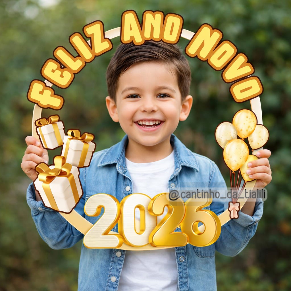 Bambolê Feliz Ano Novo 2026
