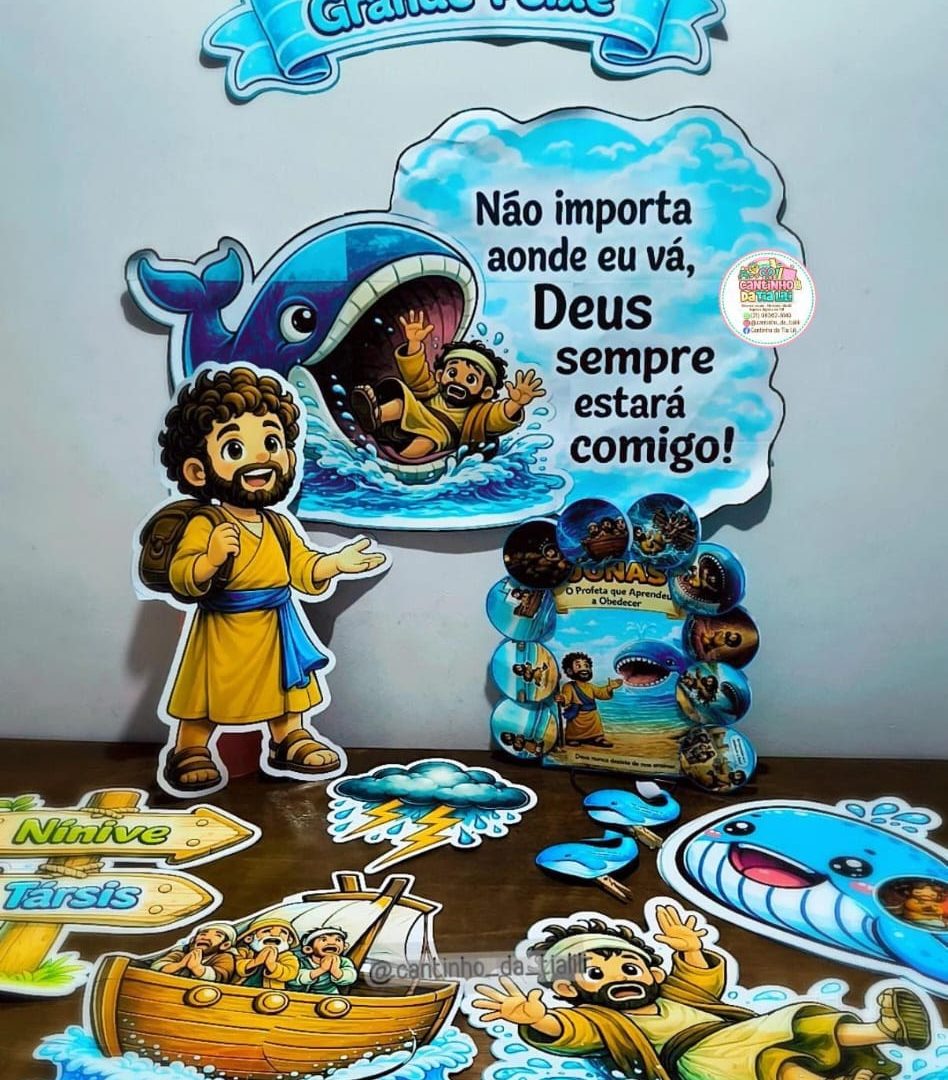 KIT ESPECIAL JONAS E O GRANDE PEIXE