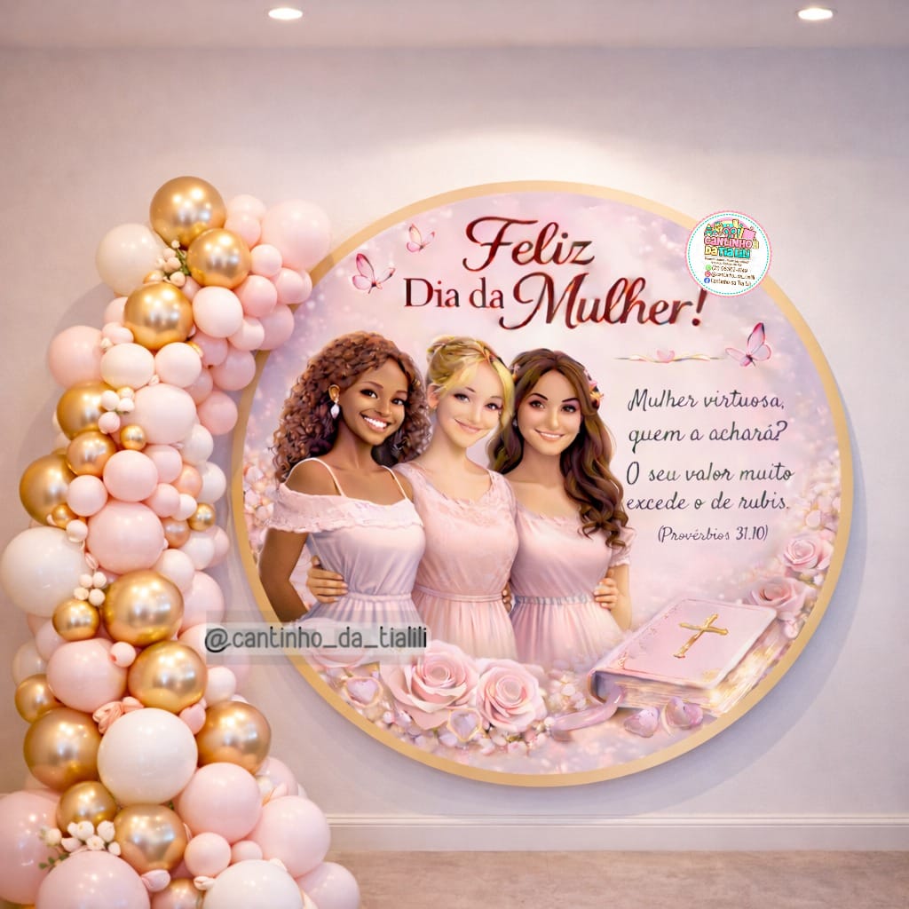 🌸 PAINEL DIA DA MULHER 01 🌸