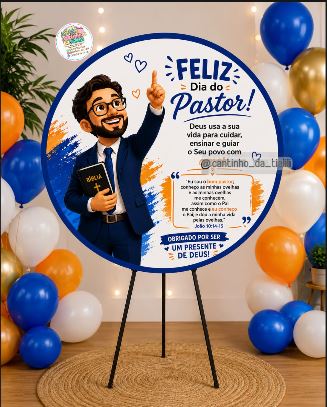 PAINEL CIRCULAR DIA DO PASTOR