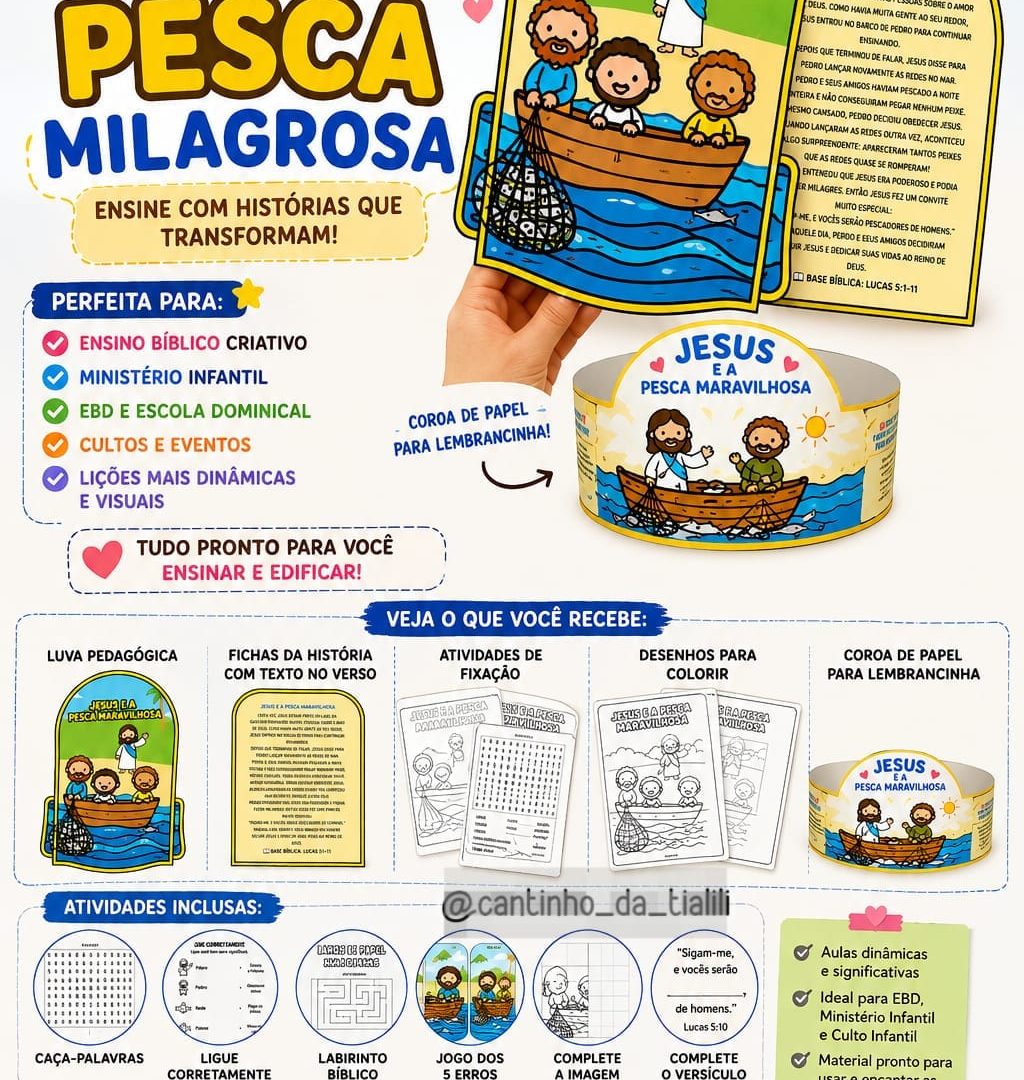 LUVA PEDAGÓGICA: PESCA MILAGROSA