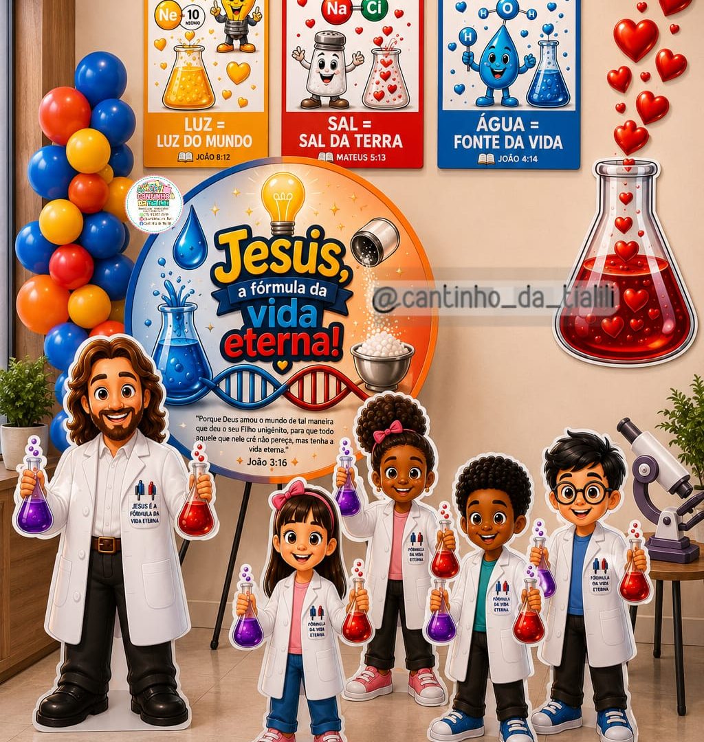 DECORAÇÃO Jesus, a Fórmula da Vida Eterna!