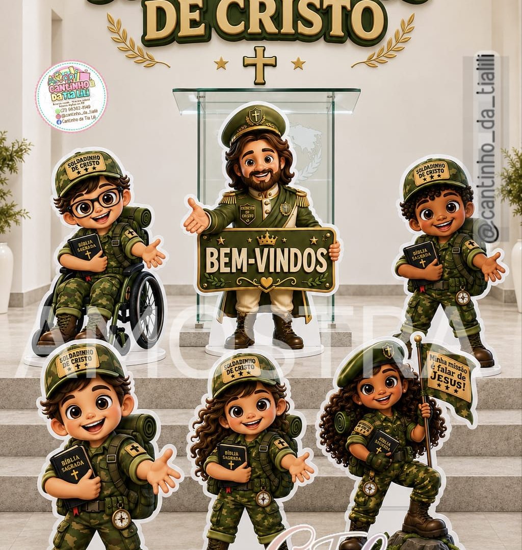 DISPLAY SOLDADINHOS DE CRISTO COM JESUS