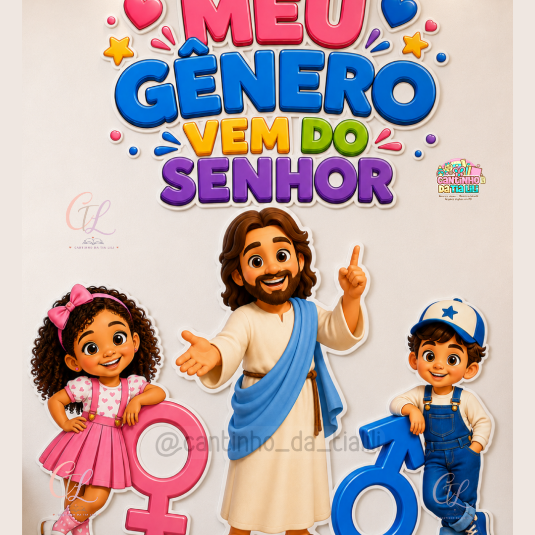 DISPLAY/PAINEL MEU GÊNERO VEM DO SENHOR