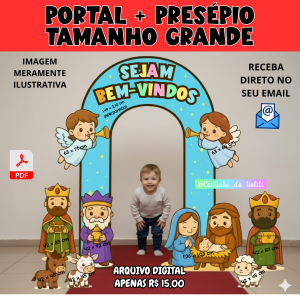 CENÁRIO TAMANHO REAL PRESÉPIO