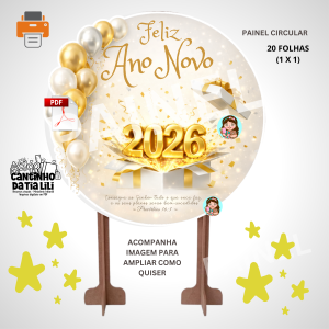 Cópia de Painel circ55lar - Dia das Mães